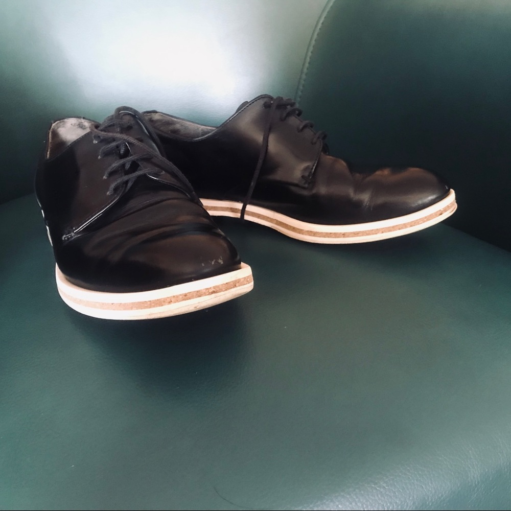 Made in Paris. Genuine Robert Clergerie oxfords.